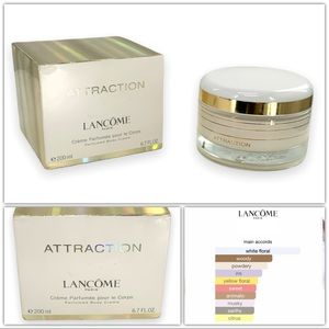 Lancome ATTRACTION Body Creme/ Cream 6.7 oz / 200 ml - RARE - New w/ Box!